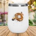 Never Underestimate An Old Man Who Still Plays Baseball Wine Tumbler
