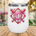 Valentines Day Baseball Boys Ice Cream Drip Heart Youth Kids Wine Tumbler Valentines Day Baseball Boys Ice Cream Drip Heart Youth Kids Wine Tumbler