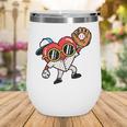 Valentines Day Baseball Heart Gloves Cute Boys Kid Youth Men Wine Tumbler Valentines Day Baseball Heart Gloves Cute Boys Kid Youth Men Wine Tumbler