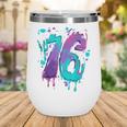 Vintage Baseball 76 Number Wine Tumbler