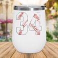 Vintage Distressed Baseball Number 34 Jersey Player Uniform Wine Tumbler Vintage Distressed Baseball Number 34 Jersey Player Uniform Wine Tumbler