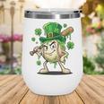 Women's St Patricks Day Baseball Leprechaun Shamrock Player Boys Kid Wine Tumbler Women's St Patricks Day Baseball Leprechaun Shamrock Player Boys Kid Wine Tumbler