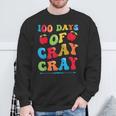100 Days Of Cray Cray Apples And Books Sweatshirt Gifts for Old Men 100 Days Of Cray Cray Apples And Books Sweatshirt Gifts for Old Men