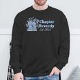 1956 Chapter Seventy 70th Birthday Blue Toile Floral Book Sweatshirt Gifts for Old Men 1956 Chapter Seventy 70th Birthday Blue Toile Floral Book Sweatshirt Gifts for Old Men