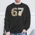67 Book Stack Literary Adventure Reader Sweatshirt Gifts for Old Men