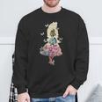 Alice In Wonderland Magical Garden Vintage Book Sweatshirt Gifts for Old Men