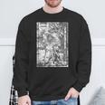 Apocalypse St John Devours The Book 1498 DüRer Angels Sweatshirt Gifts for Old Men
