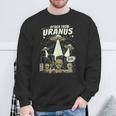 Attack From Uranus Retro Space Alien UFO Comic Book Sweatshirt Gifts for Old Men