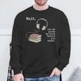 Audiobook Enthusiasts Headphones Book Club Bookworm Sweatshirt Gifts for Old Men