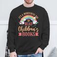 Avid Reader Children's Books Sweatshirt Gifts for Old Men