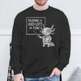 Axolotl Reading Is AXO-Lots Of Fun Book Lover Sweatshirt Gifts for Old Men