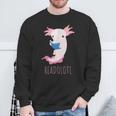 AXOLOTL Reads a Book READOLOTL Bookworm Axolotl Sweatshirt Gifts for Old Men AXOLOTL Reads a Book READOLOTL Bookworm Axolotl Sweatshirt Gifts for Old Men