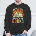 Ban The Fascists Save The Books Book Lover Worm Nerd Sweatshirt Gifts for Old Men