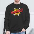BANG Comic Book Cartoon Pop Art Vintage Sweatshirt Gifts for Old Men