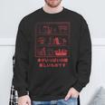 Beautiful Bookshelf Art Japanese Style Or Book Lovers Sweatshirt Gifts for Old Men