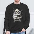 Boo Skeleton Skull Books Halloween Women School Teacher Kid Sweatshirt Gifts for Old Men Boo Skeleton Skull Books Halloween Women School Teacher Kid Sweatshirt Gifts for Old Men