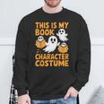 This Is My Book Character Costume Halloween Costume Sweatshirt Gifts for Old Men
