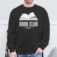 Book Club Lover Reader Sweatshirt Gifts for Old Men