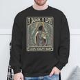 A Book a Day Keeps Reality Away Reading Lover Tarot Card Sweatshirt Gifts for Old Men