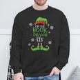 Im The Book Dragon Elf Christmas Librarian Sweatshirt Gifts for Old Men