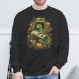 Book Dragon Reading Books Bookworm Fantasy Sweatshirt Gifts for Old Men