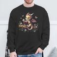 Book Dragon Sweatshirt Gifts for Old Men