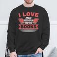 Book Friends Aroace Agender Asexual Flag Pride Lgbtq Books Sweatshirt Gifts for Old Men
