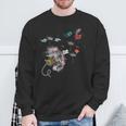 Book Librarian Dandelion Book Reading Sweatshirt Gifts for Old Men