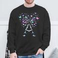 Book Lover Bookworm Reading Books Butterfly Sweatshirt Gifts for Old Men