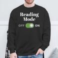 Book Lover Readers Reading Mode On Sweatshirt Gifts for Old Men