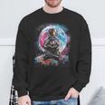 Book Lovers Cool Astronaut Reading Books In Space Kids Sweatshirt Gifts for Old Men
