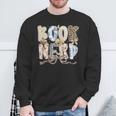 Book Nerd Coquette Bow Booktrovert Reading Lover Bookish Sweatshirt Gifts for Old Men