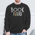 Book Nerd School Librarian Library Bibliophile Reading Sweatshirt Gifts for Old Men