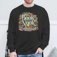 Book Nook Enthusiast Cozy Library Reader Collector Sweatshirt Gifts for Old Men