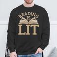Book Novel Abendteuer Story Reading Sweatshirt Gifts for Old Men