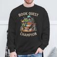 Book Quest Champion Fantasy Sweatshirt Gifts for Old Men Book Quest Champion Fantasy Sweatshirt Gifts for Old Men