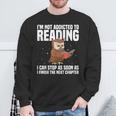 Book Reader Art For Men Women Bookish Book Nerd Lover Sweatshirt Gifts for Old Men