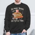 Book Reading Kafee Librarian Vele Books And Little Time Sweatshirt Gifts for Old Men Book Reading Kafee Librarian Vele Books And Little Time Sweatshirt Gifts for Old Men