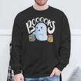 Book Reading Lover Halloween Ghost Librarian Reading Club Sweatshirt Gifts for Old Men