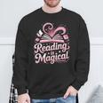 Book Reading Reading Is Magical Sweatshirt Gifts for Old Men
