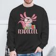 Book Reading Readolotl Amphibian Animal Bookworm Axolotl Sweatshirt Gifts for Old Men Book Reading Readolotl Amphibian Animal Bookworm Axolotl Sweatshirt Gifts for Old Men