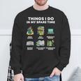 Book Reading Reviewing Books Free Time Bookworm Bookish Sweatshirt Gifts for Old Men