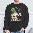 Book Reading My Spirit Animal Is A Bookworm Sweatshirt Gifts for Old Men