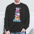 Book Reading Tea Coffee Kawaii Bookworm Koala Sweatshirt Gifts for Old Men