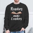 Book Reading Teacher Librarian Reader Sweatshirt Gifts for Old Men