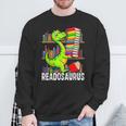 Book Readosaurus Dinosaur Books Library Reading Lovers Sweatshirt Gifts for Old Men