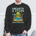 Book Sea Turtle Summer Reading 2026 Unearth a Story Sweatshirt Gifts for Old Men Book Sea Turtle Summer Reading 2026 Unearth a Story Sweatshirt Gifts for Old Men