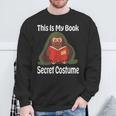 This Is My Book Secret Costume Pigeon Bird Kids Reading Sweatshirt Gifts for Old Men This Is My Book Secret Costume Pigeon Bird Kids Reading Sweatshirt Gifts for Old Men