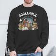 Bookaholic Addicted To Reading Book Lovers Literacy Sweatshirt Gifts for Old Men
