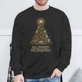 All Booked For Christmas Book Tree Book Lover Teacher Sweatshirt Gifts for Old Men